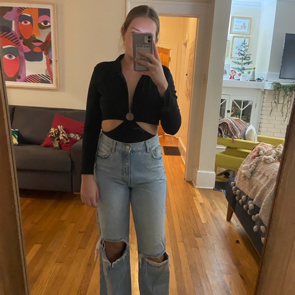 Zara Cutout Bodysuit